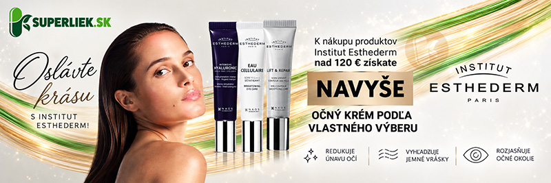 Institut Esthederm – pri nákupe nad 120 € očný krém podľa vlastného výberu